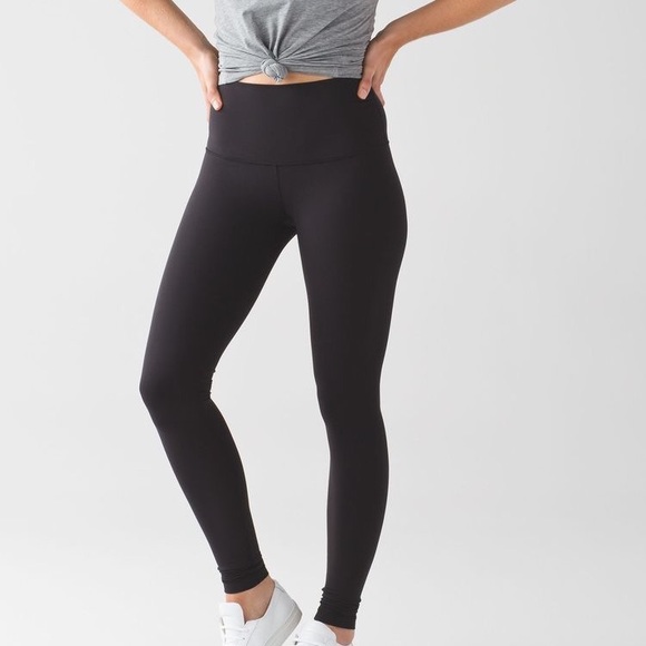 lululemon low rise black leggings